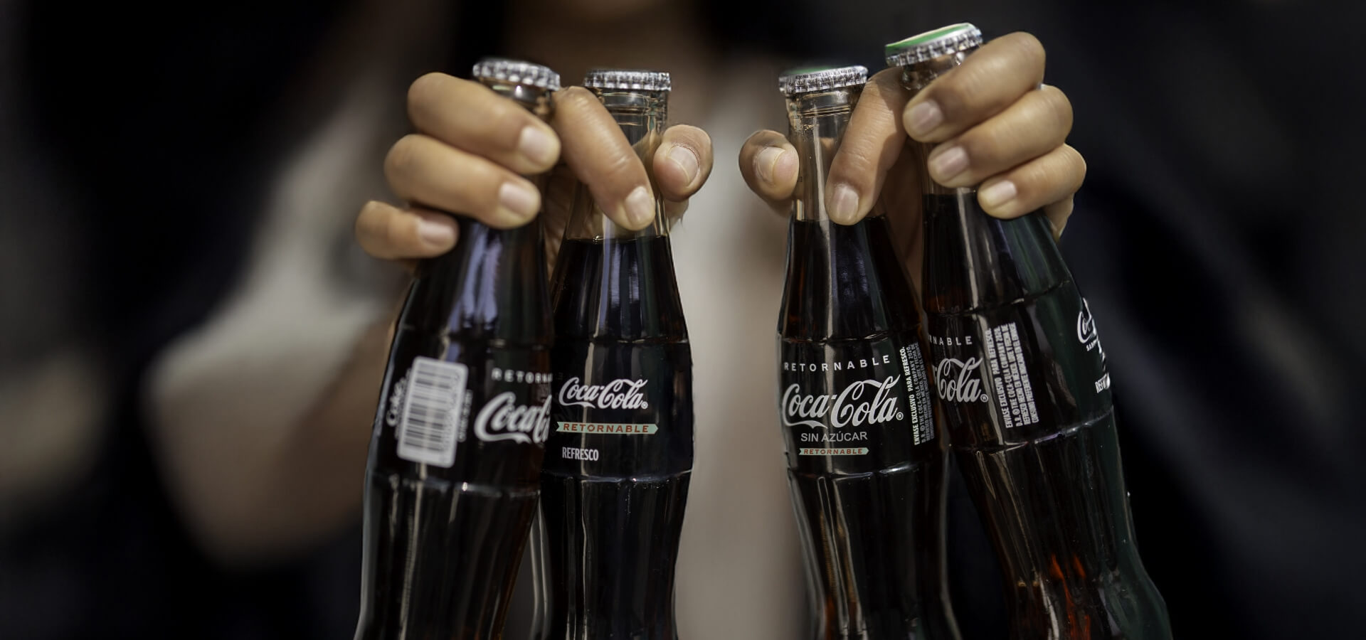 botellas de coca-cola